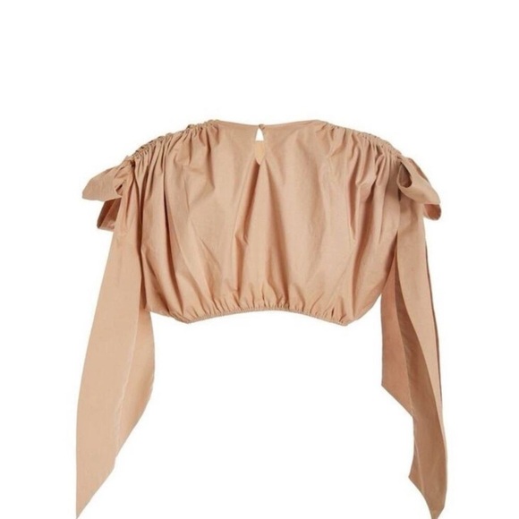 Andrea‎ Iyamah NEW Women's Halima Cropped Top in Nude Size XXL - Picture 5 of 6